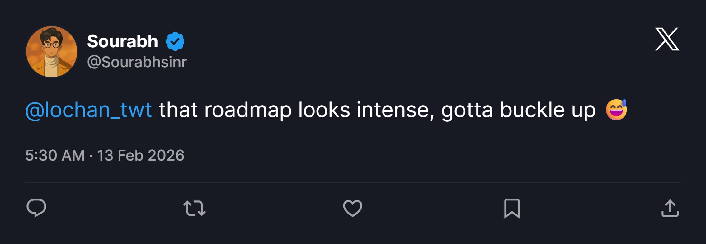 Screenshot of feedback posted on X about Back Propagation (14 of 18)