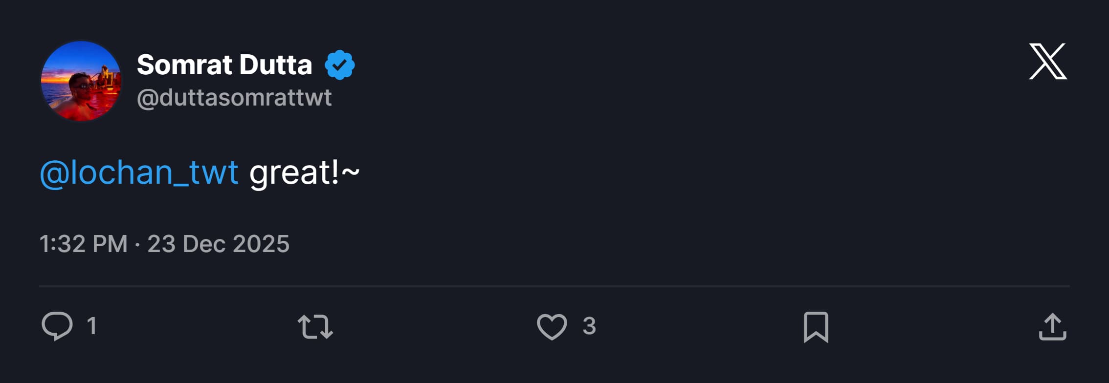 Screenshot of feedback posted on X about Back Propagation (7 of 18)