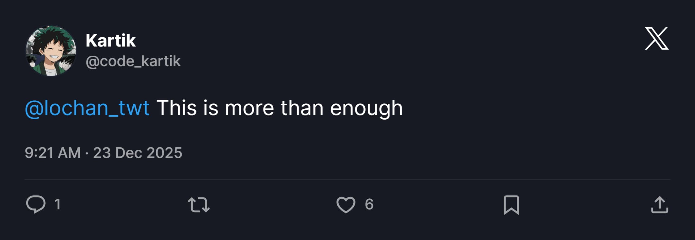 Screenshot of feedback posted on X about Back Propagation (8 of 18)